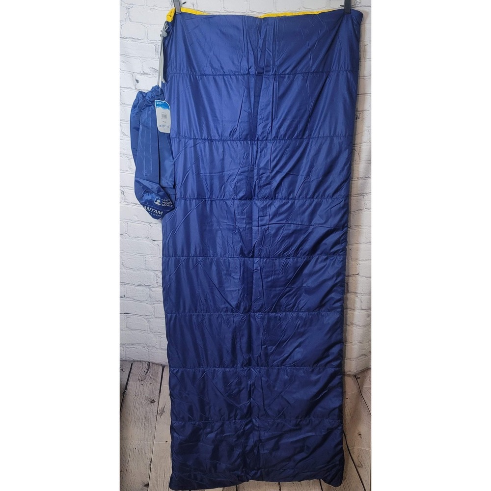 Eastern Mountain Sports Bantam 30 Sleeping Bag Short Small Blue 30°F Rectangular